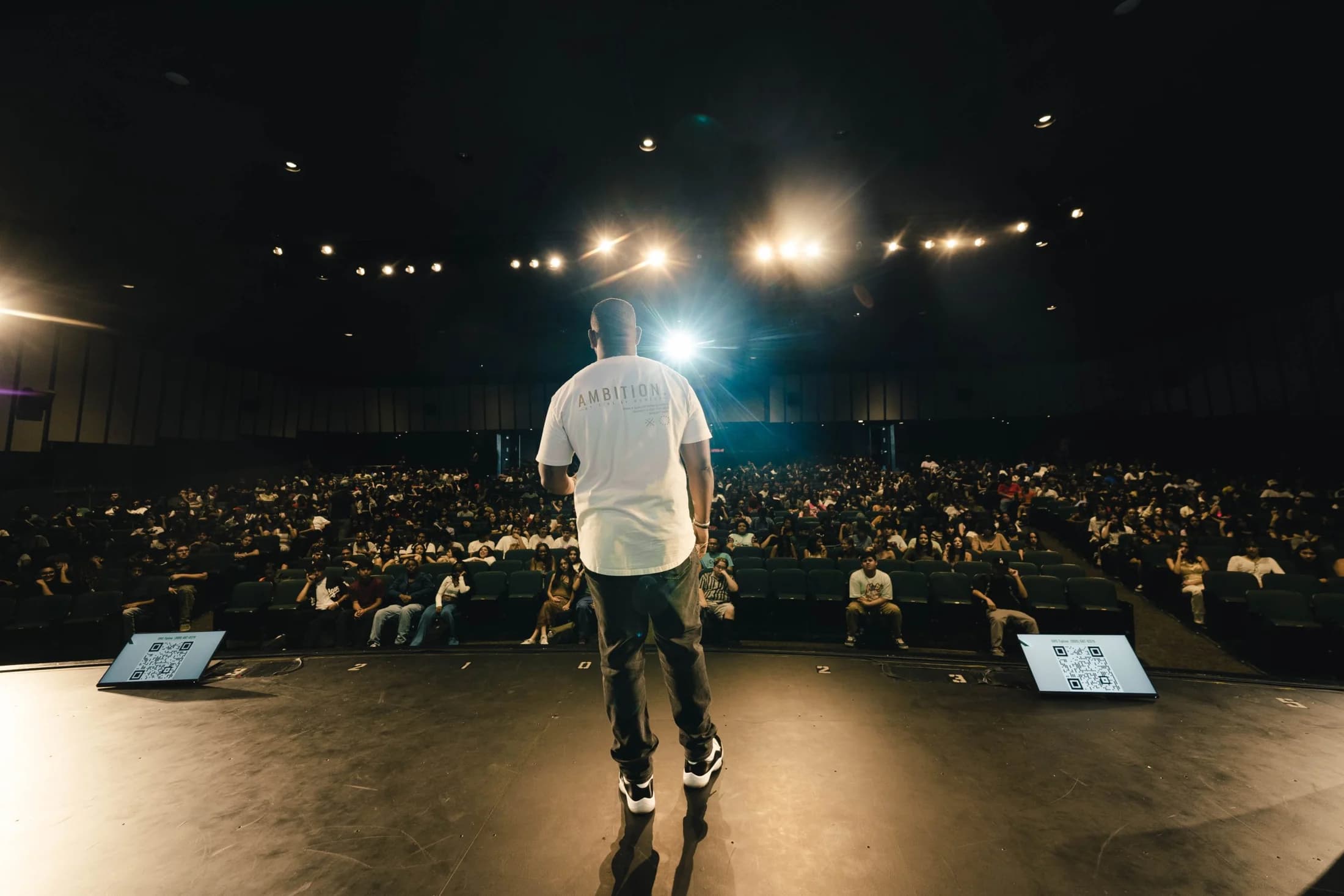 Felix Bobo at a speaking event